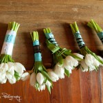 White tulip bouquets